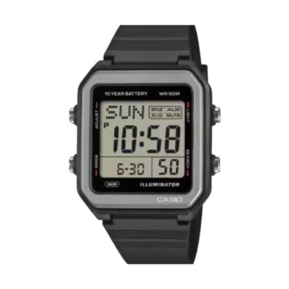 Casio General W-221H-1AV Digital Resin Band Unisex Watch 